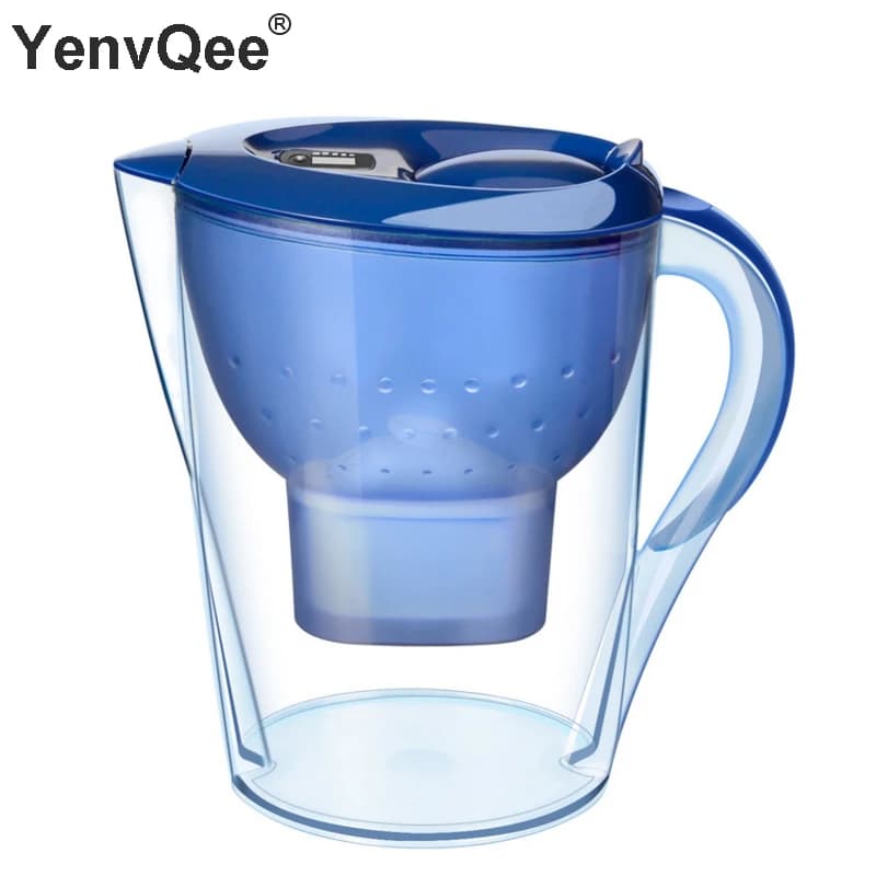 Carafe de Purification d'eau, filtre à eau, bouilloire de 3,5 l, eau minérale Pure et saine, Pot filtrant à l'alcalinité loniseur, pour la cuisine