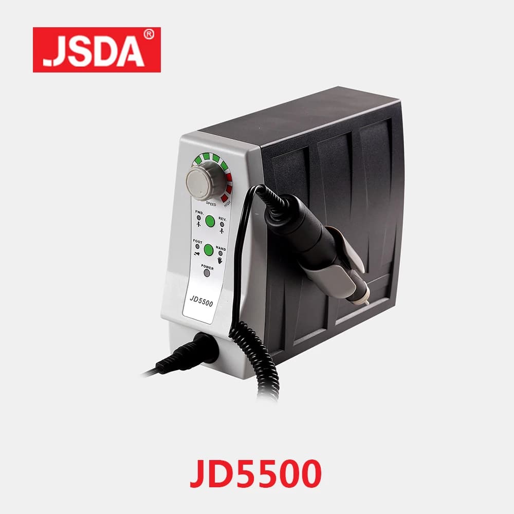 Véritable JSDA JD5500 85W 35000 tr/min professionnels outil de pédicure Machine de manucure électrique avancé forets à ongles équipement d'art