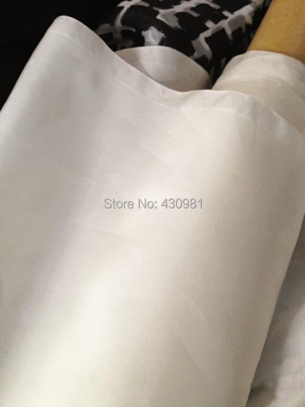Super affaire 12 Momme matériau en soie blanche naturelle doublures Habutai douces 100% tissu en soie de mûrier Habotai