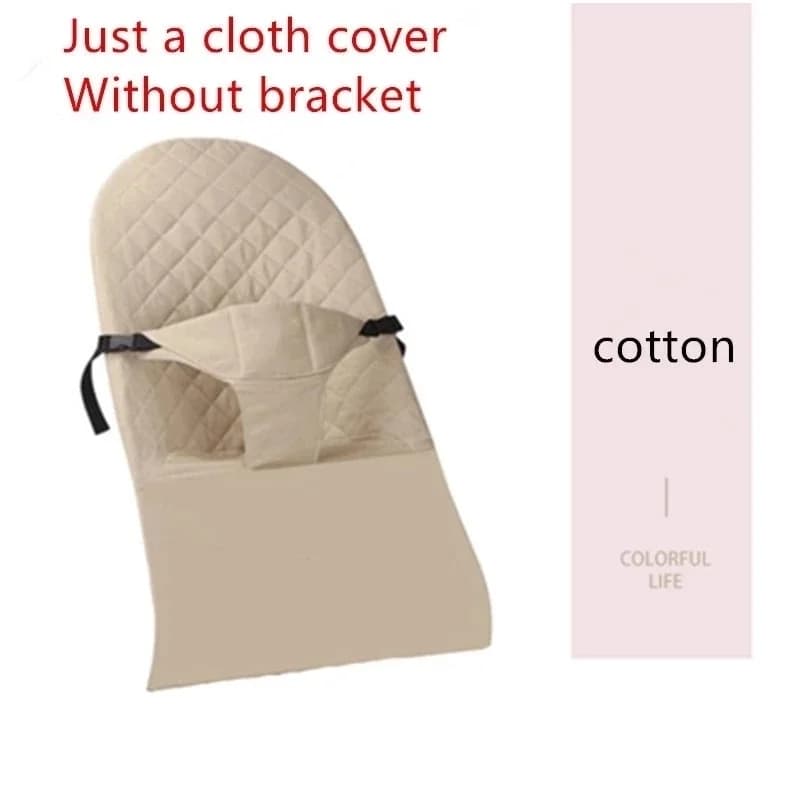 Housse universelle en tissu pour chaise à bascule pour bébé, en coton kaki, accessoires pour berceau de bébé, artefact de sommeil pour bébé,