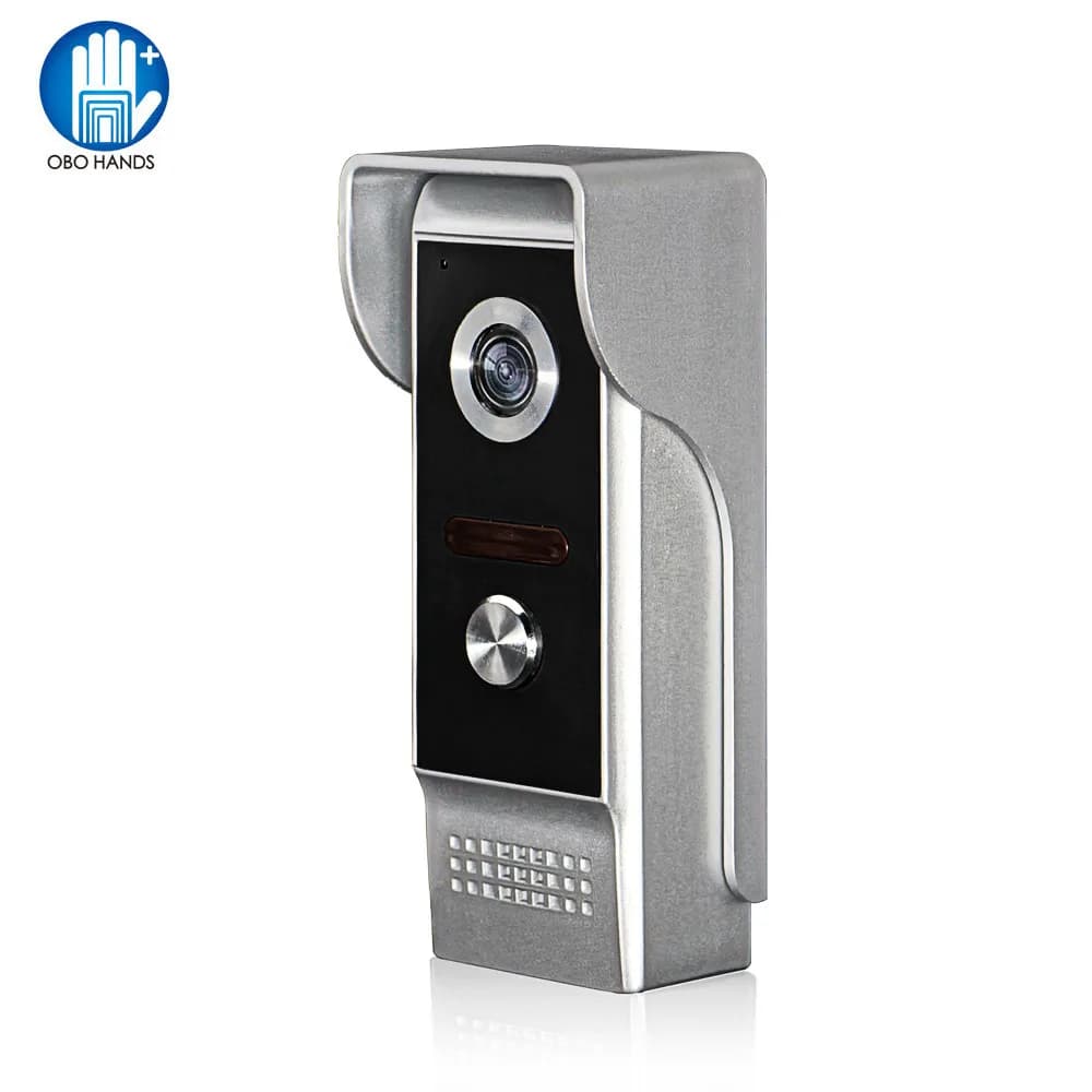 Sonnette vidéo filaire pour la maison, interphone, appel téléphonique, panneau téléphonique, document, unité de caméra extérieure avec vision