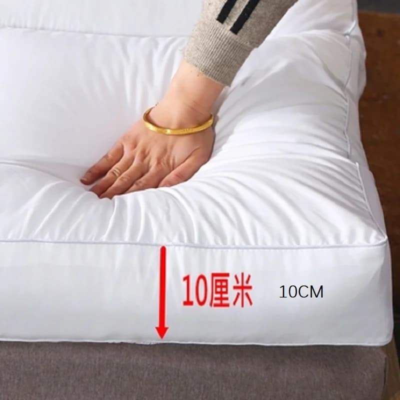 Matelas de sol Tatami épais et confortable de 10cm/lit futon confortable à la mode pour la sieste d'hôtel cinq étoiles épaissi à usage unique