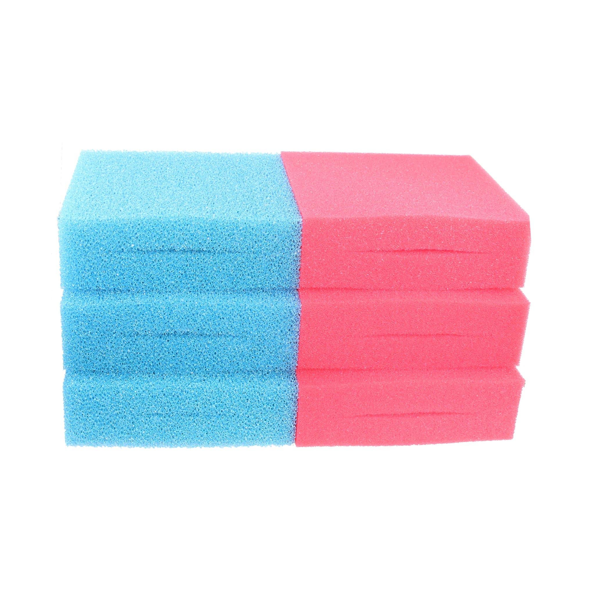 Éponge de remplacement compatible avec Oase Biotec 5/10/30 (3x Rouge Fin, 3x Bleu Grossier)