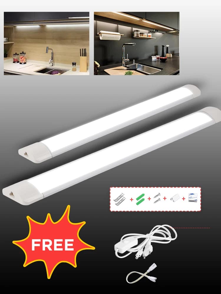 Profilé de barre lumineuse Led 10W 20W bande Led T5 Tube cuisine éclairage intérieur 30cm 50cm applique lumières pour armoires de cuisine