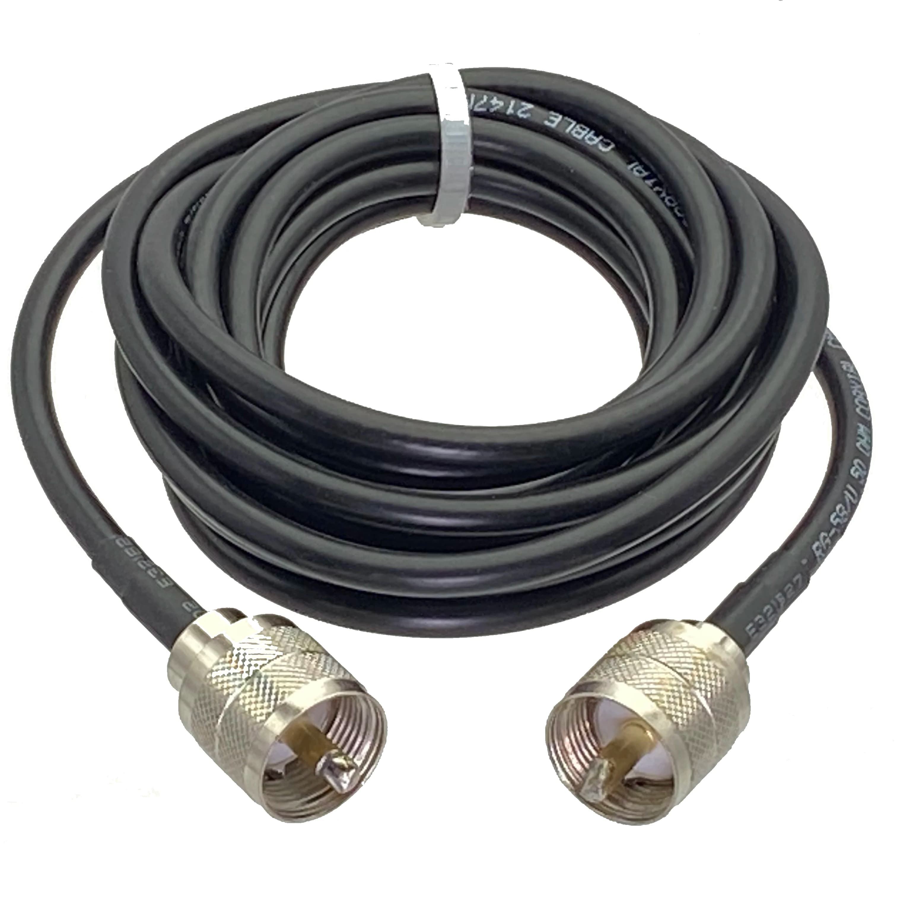 1 pièces RG58 UHF PL259 prise mâle vers UHF PL259 connecteur mâle RF Coaxial cavalier câble en queue de cochon pour antenne Radio 6 pouces ~ 20M