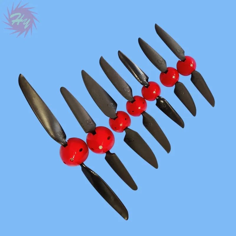 HY – hélice pliante 6x4 7.5x4 8x4.5 8x6 11x6, avec couvercle Spinner, arbre moteur 2.3/3.0/3.17/4.0mm, Drones planeurs d'avion RC, 2 jeux