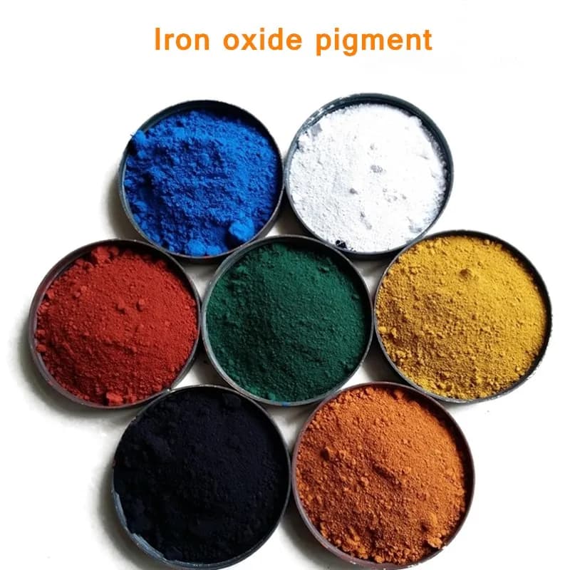 Poudre de carbone pigmentée d'oxyde de fer, 0.1/0.5/1kg, couleur de ciment de première qualité, revêtement de chaussée de carrelage teinté en