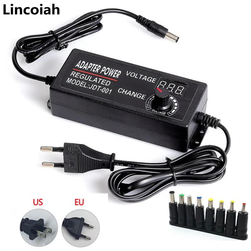 Adaptateur universel d'alimentation de chargeur 5V 12V 24V 36V AC DC convertisseur de transformateur 220V à 12V 5V 24V Led alimentation réglable