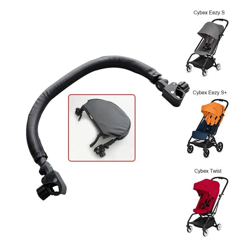 Barre de Pare-Choc pour Poussette, Repose-Pieds pour Cybex Eezy S Eesy S + Twist, Extension de Siège, Plaque de Support de Pied, Accessoires