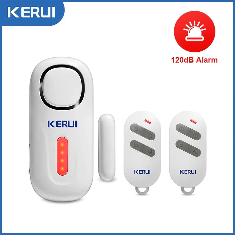 KERUI 120DB sans fil porte/fenêtre entrée sécurité capteur antivol alarme PIR magnétique maison intelligente système de Garage télécommande