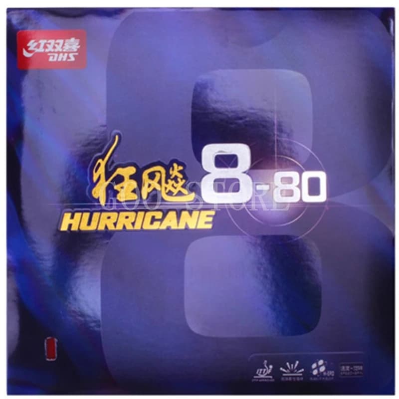 DHS Original Hurricane8-80 Motorstator 8-80 Pips-In H8-80 Tennis De Table En Caoutchouc Ping-Pong Tenis De Mesa Motorstator-8-80