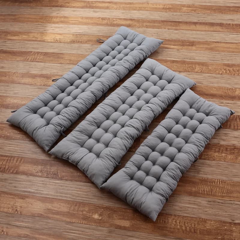 Coussin de chaise inclinable de couleur unie, coussin de siège épais, chaise en rotin, canapé, Long coussin de chaise de jardin, tapis de Tatami