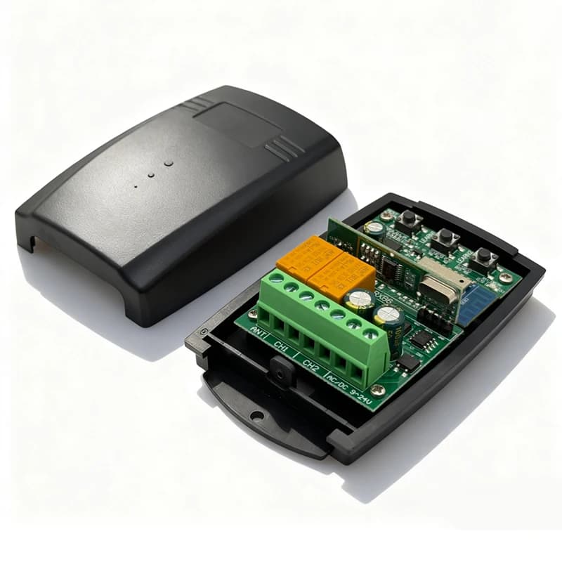Nouveau récepteur universel Compatible avec Tuya 433 MHz/433,92 MHz à code tournant fixe pour télécommande de garage/portail, module relais