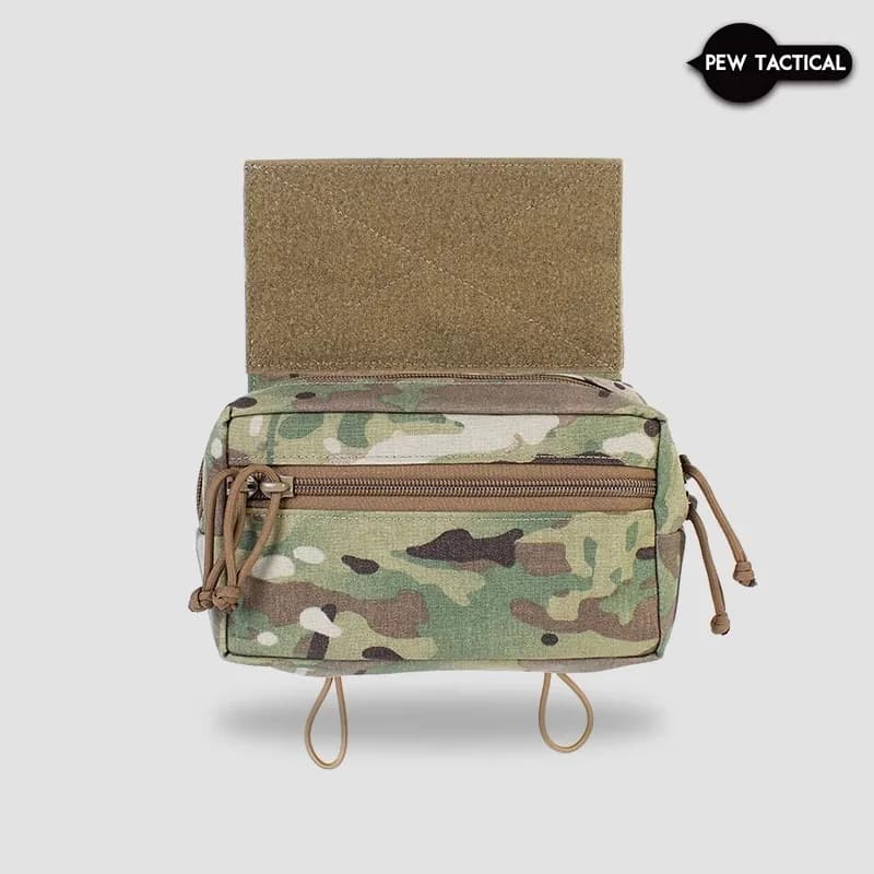 PEW tactique plate-forme de poitrine Dangler pochette de chute pour MK3 MK4 pochette de décharge abdominale Fanny Pack pour le stockage de plaque D3