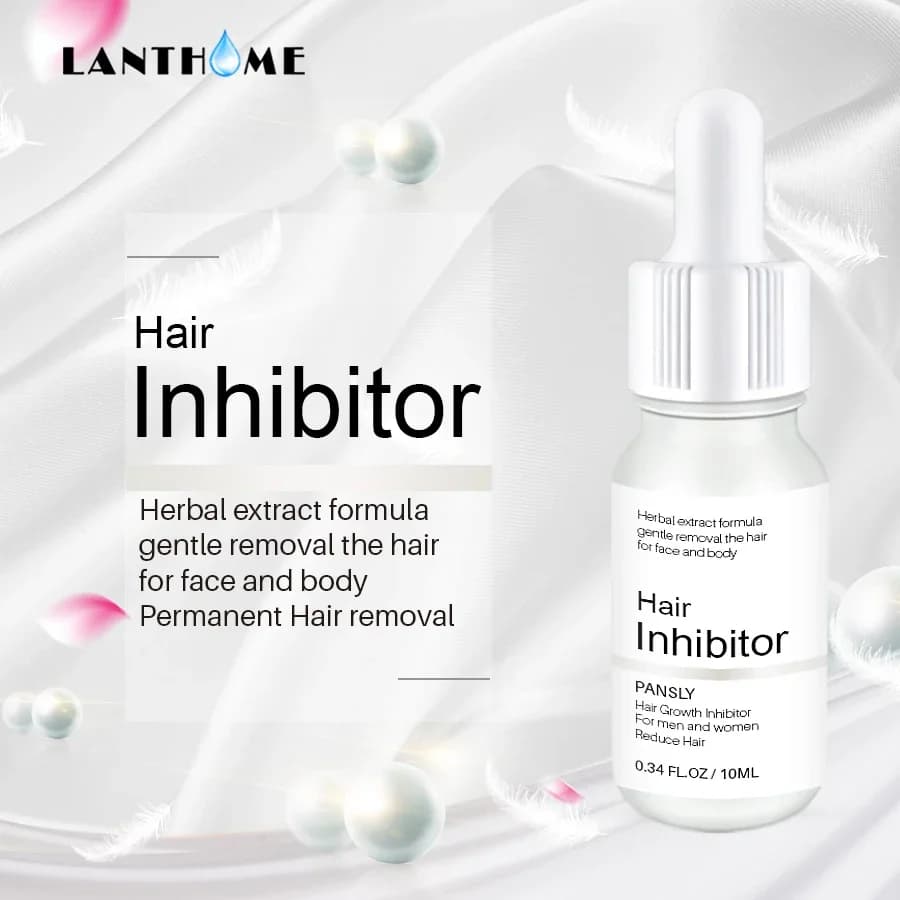 Sérum professionnel inhibiteur de la croissance des cheveux, huile indolore, hydratant, blanchissant, élimination, non irritant, soins de la peau,