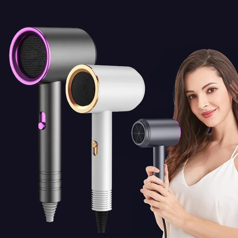 Sèche-cheveux haute vitesse professionnel pour salon et maison, sèche-cheveux haute puissance à deux vitesses, température constante, soin des