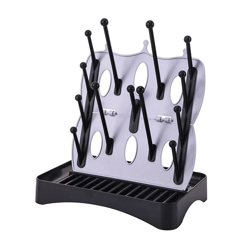 Égouttoir pour biberons, séchoir pratique, support de rangement, dispositif d'égouttage suspendu, support de séchage pour tasses d'eau pour bébé