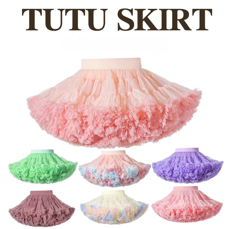 Jupon en Tulle pour Fille, Vêtements Tutu de Princesse