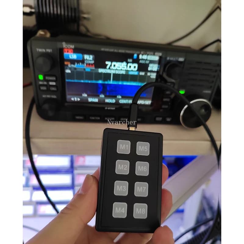 Nvarcher ICOM radio clavier de contrôle externe pour IC-705 IC-7300 IC-7100 IC-7410 IC-9700 SSB CW RTTY mode