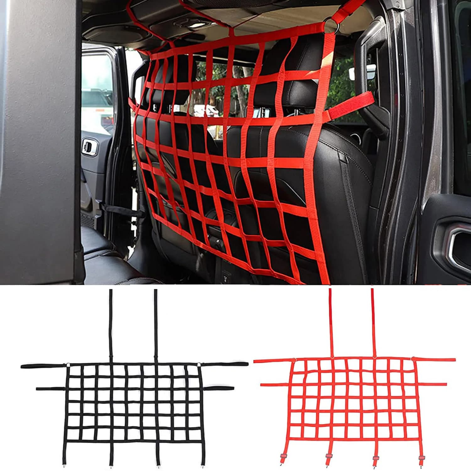 Filet de chargement d'isolation pour coffre de siège arrière de voiture, barrière pour chien, séparateur de Protection, maille de conduite de