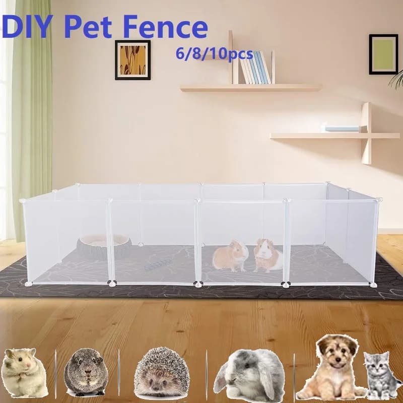 Petit parc pour animaux de compagnie, bricolage librement combiné, clôture de cour pour animaux de compagnie, caisse pour chiot, chenil pour chien,