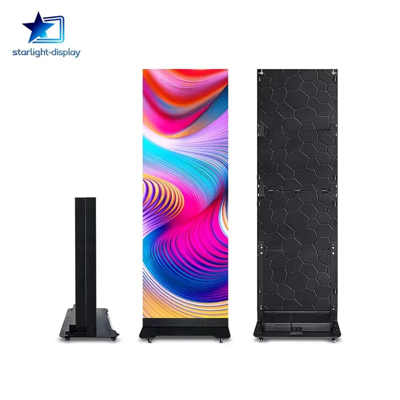 Écran LED pliable d'intérieur P1.8 P2 P2.5, affichage numérique portable, mur vidéo pour les événements en magasin, les expositions