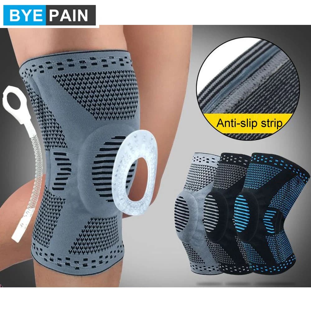 Genouillère de compression professionnelle, protection de soutien pour le soulagement de l'arthrite, les douleurs articulaires, ACL, MCL, déchirure