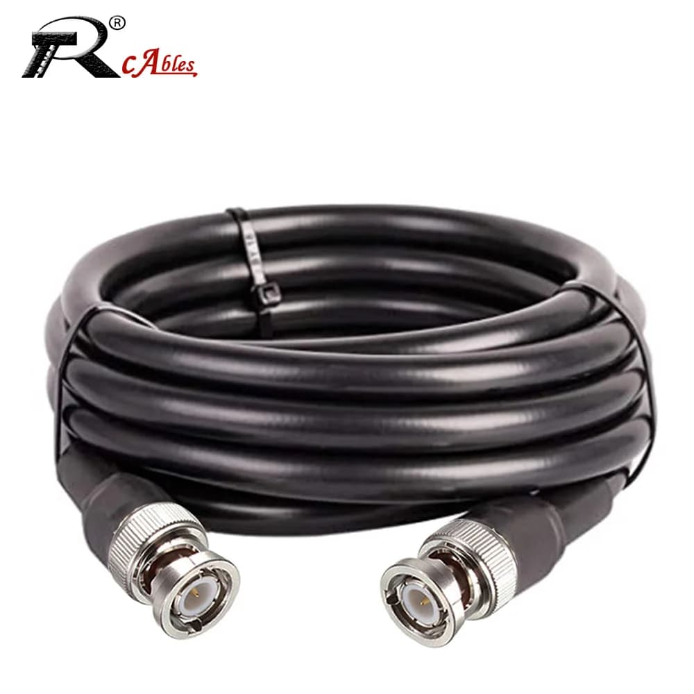 Câble LMR400 50Ohm 50-7 BNC mâle vers BNC mâle, adaptateur de prise 50-7 Pigtail Jumper Ham, extension d'antenne radio, connecteur coaxial