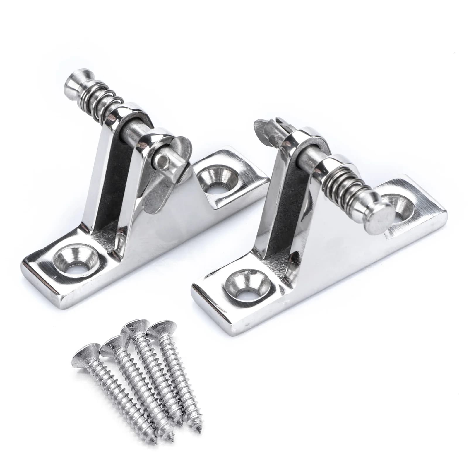 (2 pièces) accessoires de pièces de Bimini de bateau Marine 316 en acier inoxydable raccord de montage de charnière de pont supérieur matériel