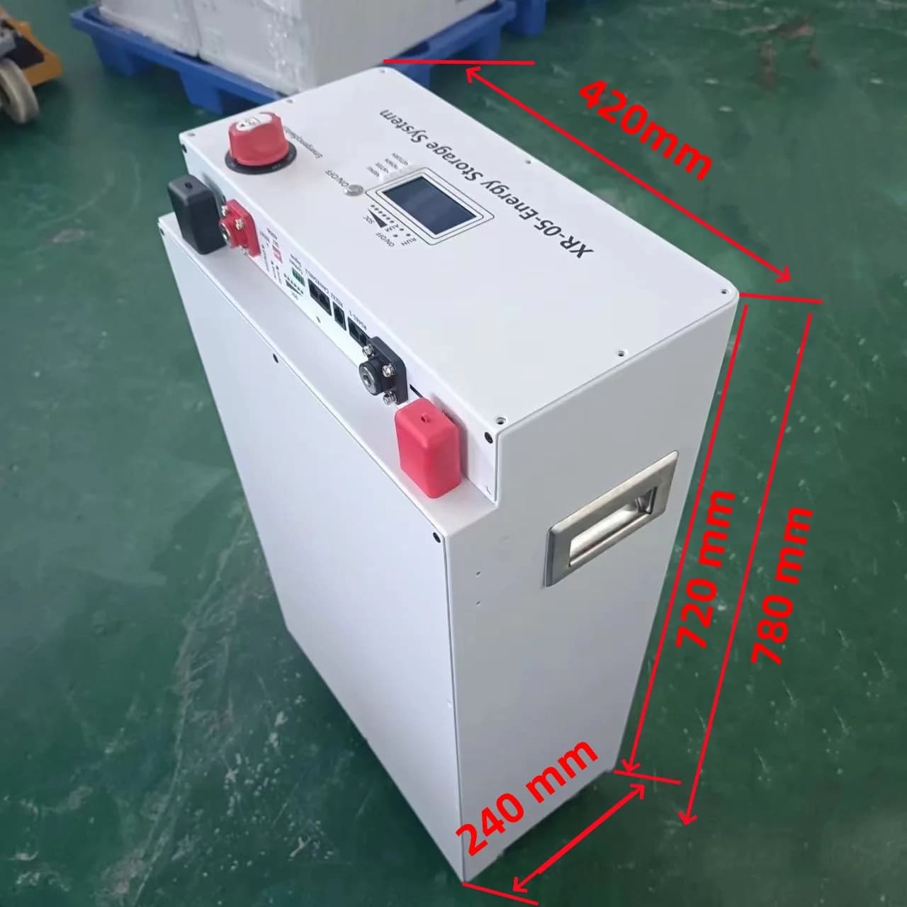 Boîtier de batterie LiFePO4 XR05-48V280AH, stockage d'énergie solaire domestique 16S 51.2v, Kit de bricolage pour JBD BMS EVE CATL 280 302AH