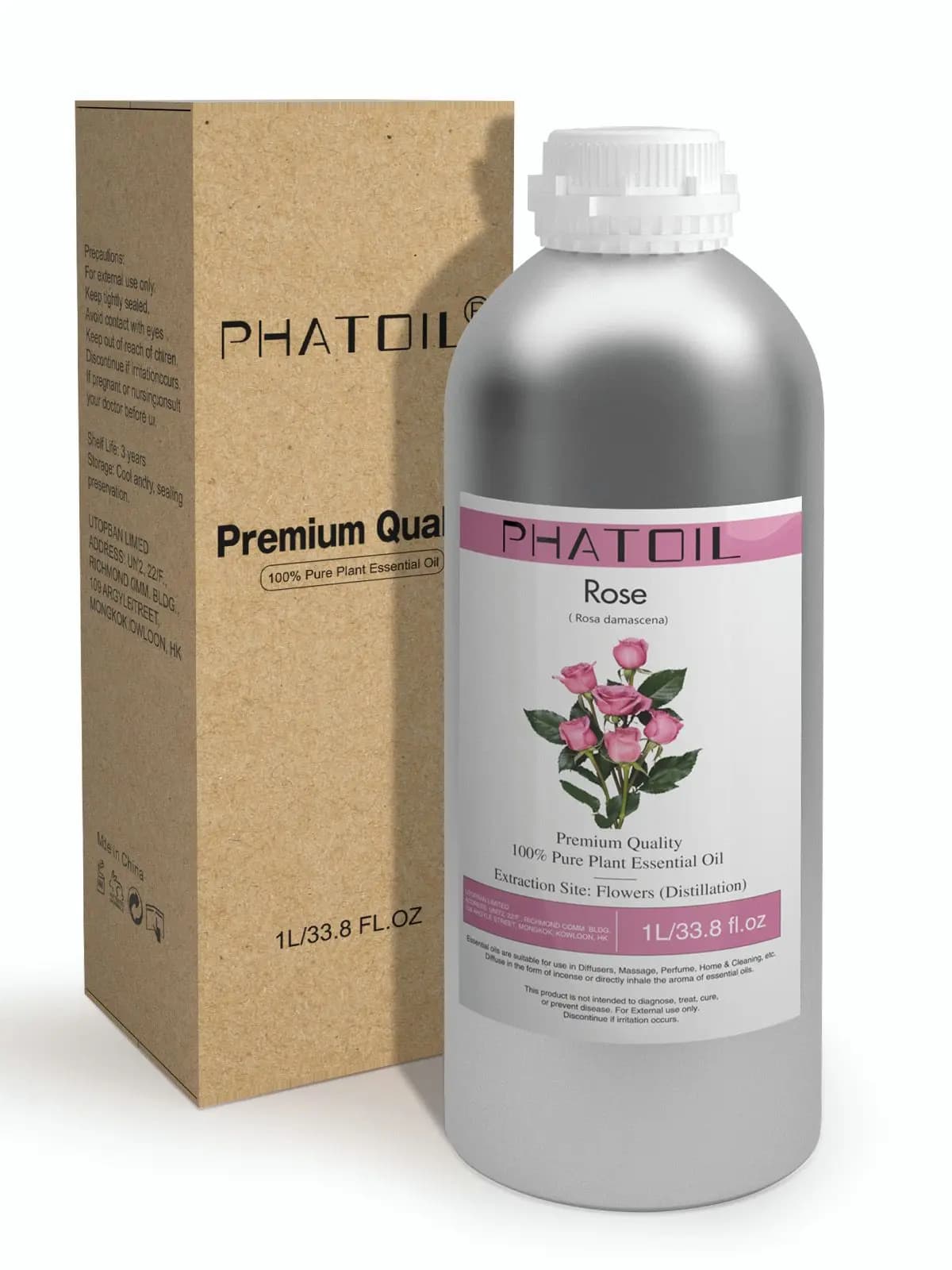 PHATOIL 1000ML huiles essentielles végétales pures vanille pour humidificateur diffuseur d'arôme huile Massage Spa parfum de bain