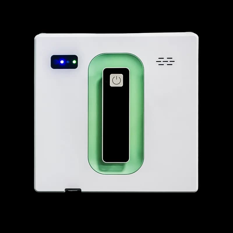 Robot de nettoyage de vitres automatique électrique PuRuiKai, avec application/télécommande, avec diffusion vocale, pulvérisation automatique