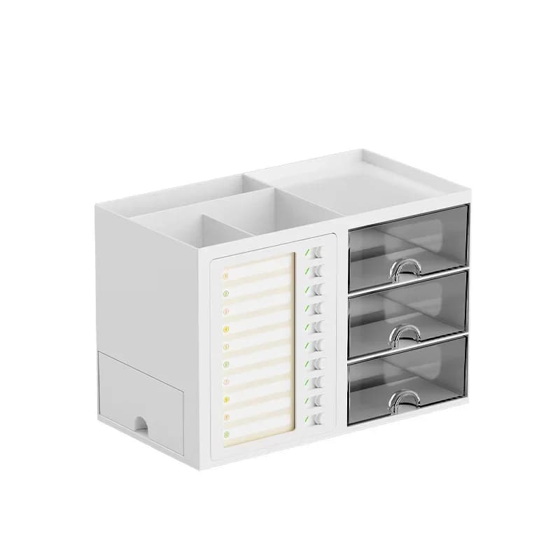 Porte-stylo d'autodiscipline, tiroir de bureau, organisateur de bureau, organisateurs de grande capacité, accessoires de bureau, boîte de rangement