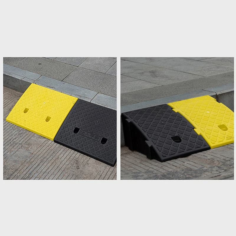 Rampe Kerb en plastique antidérapante, 30/40/50MM de hauteur, pour voitures, vélos, fauteuils roulants, sortir d'ameublement, Transitions lisses, 1