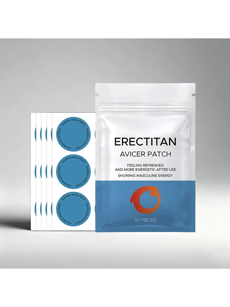  Patchs de Soin Corporel Quotidien Revitalisants pour Hommes : Énergie Masculine et Vitalité Fonctionnelle Maintenues