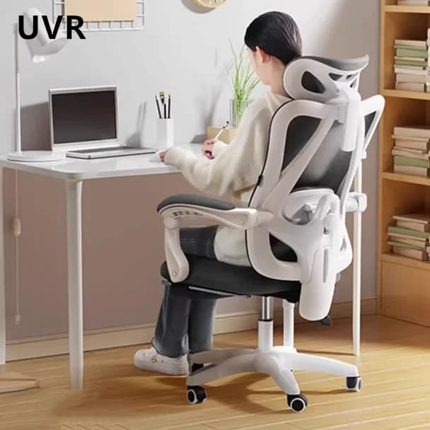 UVR chaise d'ordinateur de jeu maille respirant chaise de personnel conception ergonomique accoudoir chaise assise confortable THome chaise de bureau