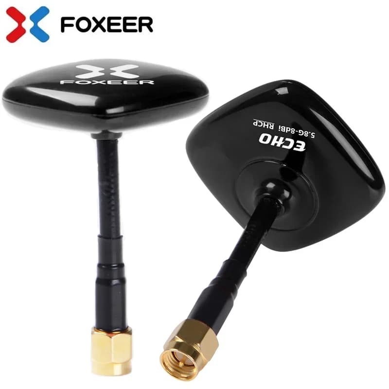 FOXEER-Antenne Patch pour Moniteur de Lunettes, Avion RC, FreKouDrones, VTX, VRX, LHCP, RHCP, V2, 5.8GHz, 9dBi