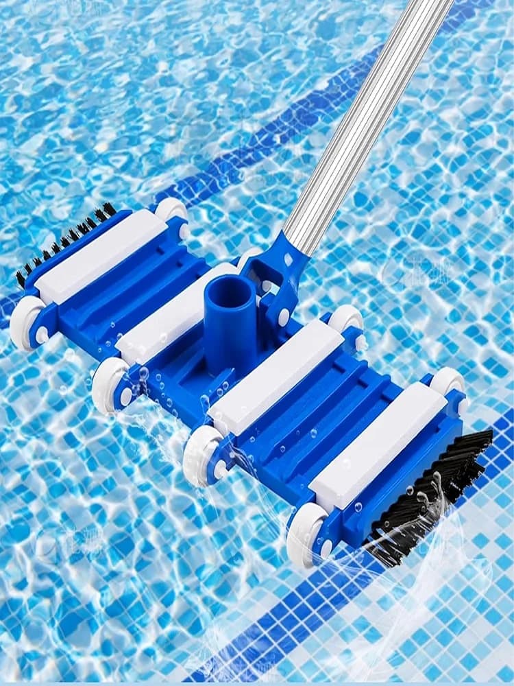 Brosse d'aspirateur de piscine, tête d'aspirateur de piscine robuste adaptée à l'entretien quotidien dans différents Types de piscine