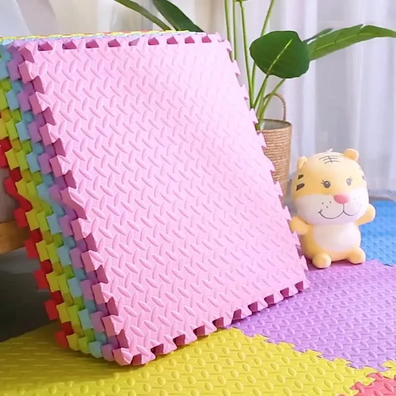 Tapis en mousse EVA haute densité pour enfants, rembourrage de sol, tapis d'entraînement imperméables, 30x30cm, tapis d'épissure antidérapants,