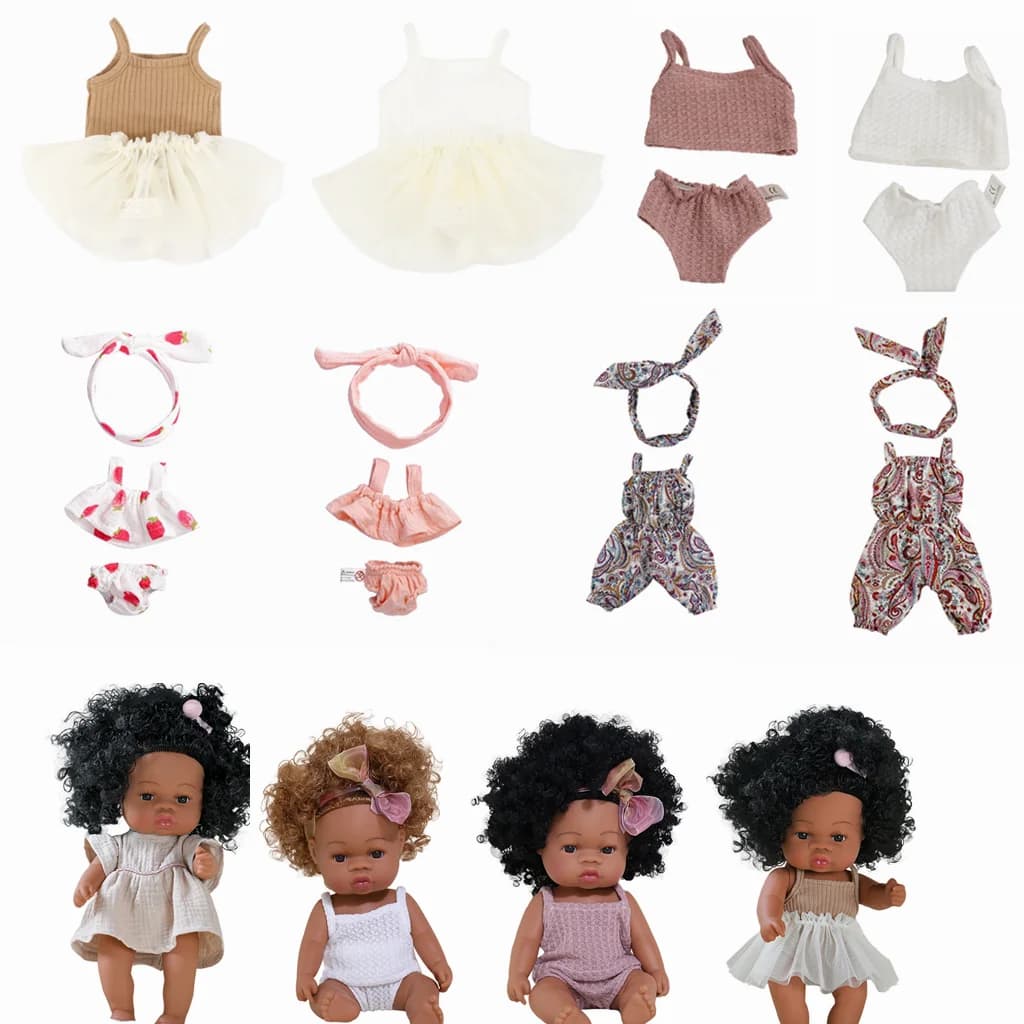 Vêtements de poupée pour poupées de 13 pouces 33CM, jouets pour bébés, accessoires de poupée, robe gilet, vêtements pour poupées américaines