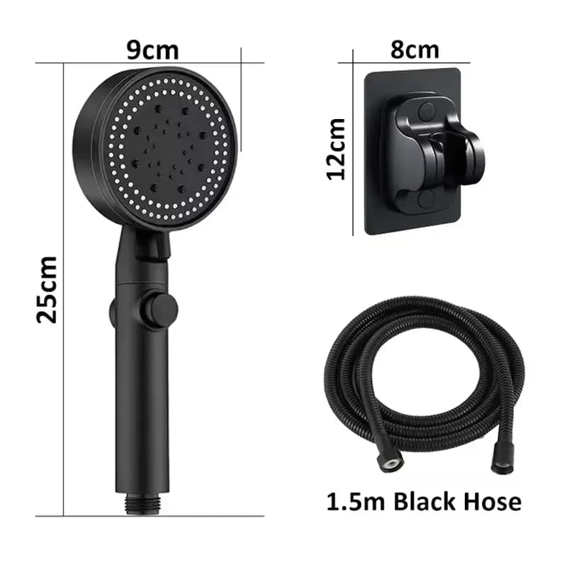 Pommeau de douche Xiaomi, 5 modes, économie d'eau, réglable, haute pression, pulvérisation manuelle, accessoires de salle de bain suspendables,