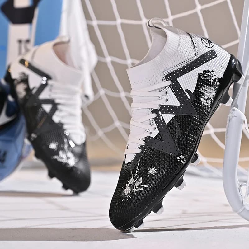 Chaussures de Football pour hommes, chaussures de sport professionnelles, ongles longs FG, crampons de sport de plein air, chaussures d'entraînement
