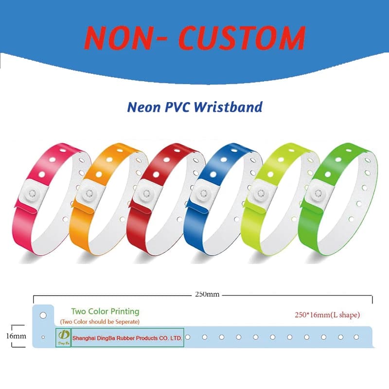 100 pièces solides nouvelles couleurs 3/4 pouces bracelet en vinyle bracelets d'identification pour événements fêtes