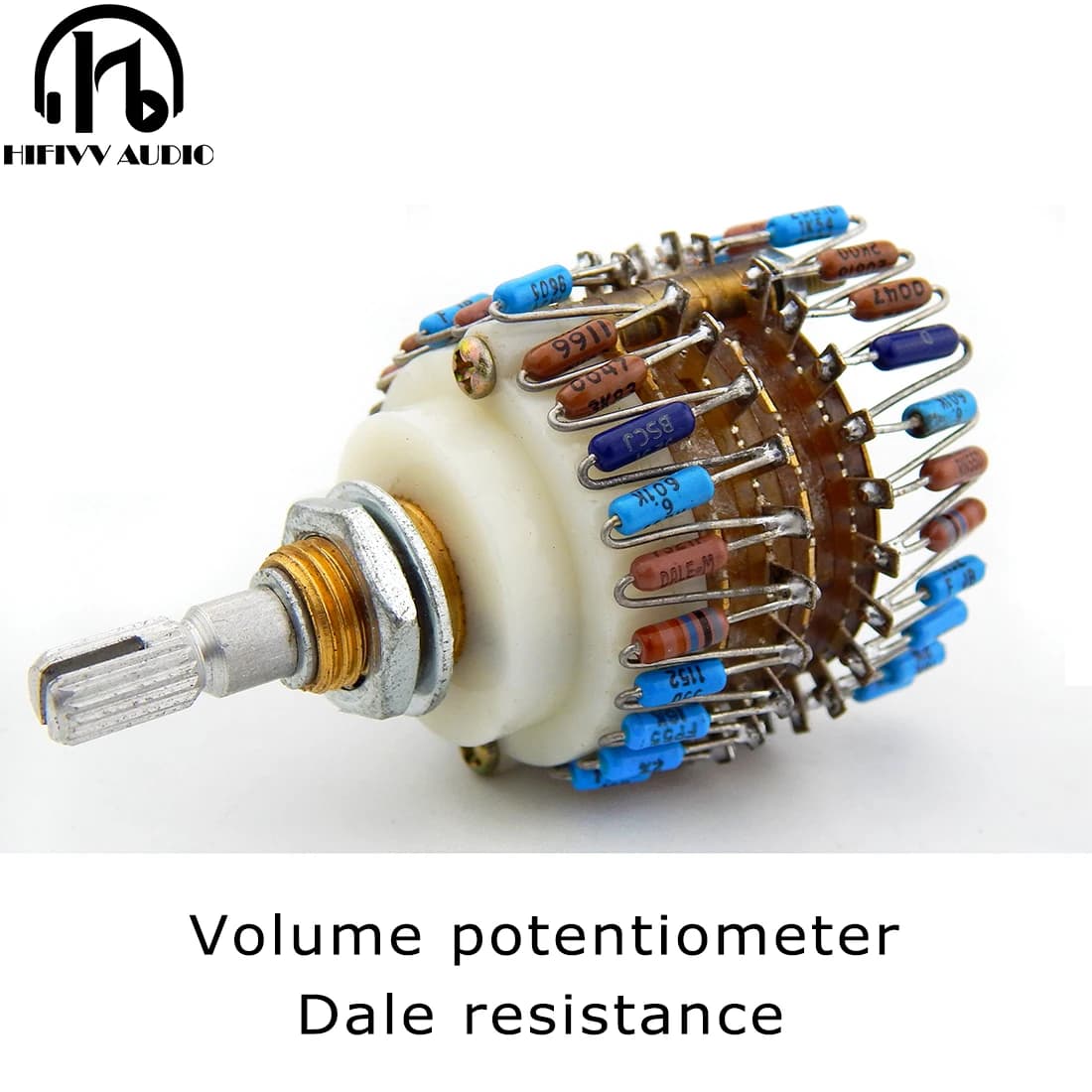Potentiomètre de Volume 2.0CH, interrupteur avec résistance Dale vu, amplificateurs Audio, atténuateur de contrôle, amplificateur à tube alpes