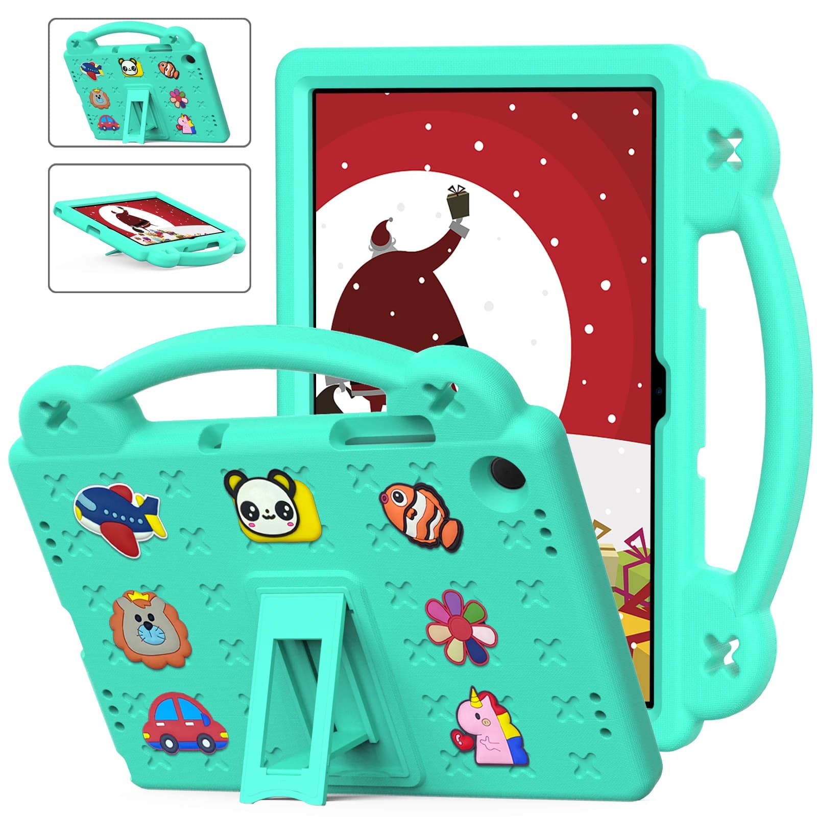 Étui pour enfants pour Samsung Galaxy Tab A11 A9 Plus 11 pouces A11+ SM-X230 X236 А9+ 2023 SM-X210 X216B X218U, étui en EVA avec support pour