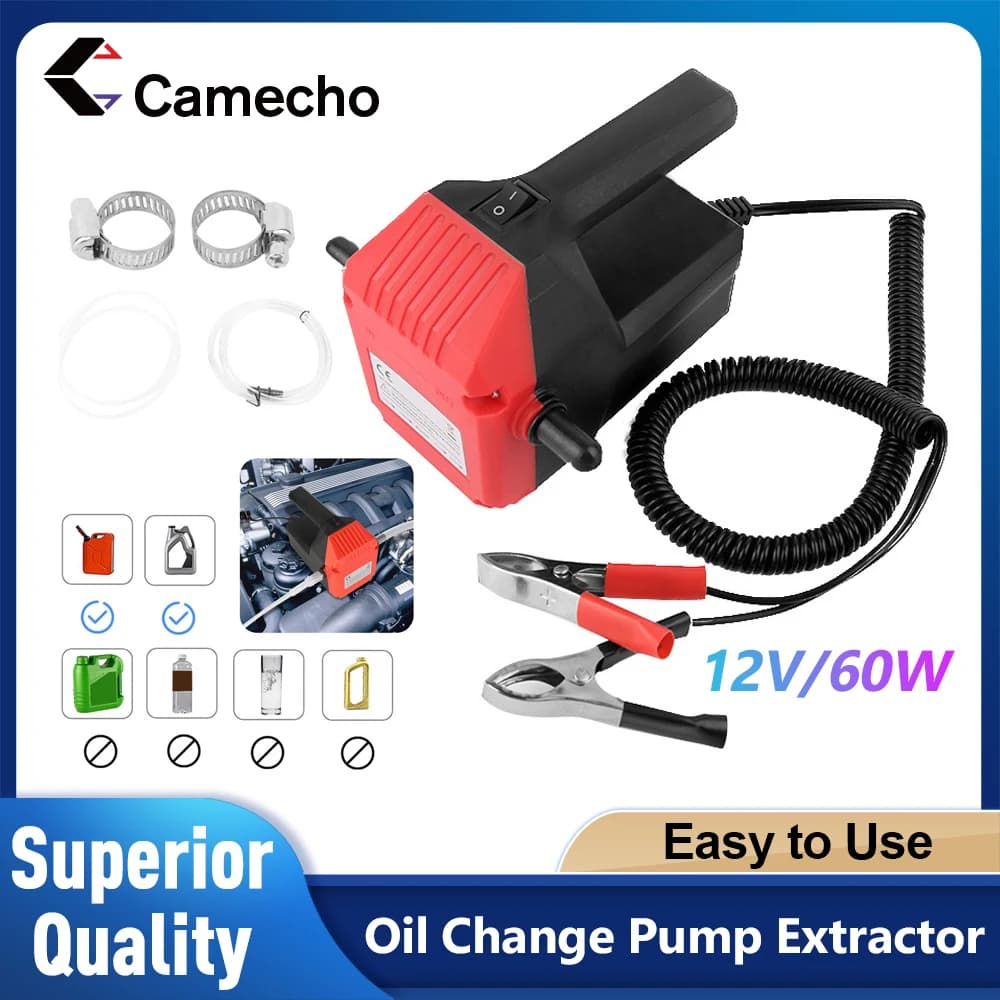 Camecho-Pompe à huile pour moteur de véhicule électrique, extracteur de carter d'huile brut des Émirats arabes unis, livraison de carburant, pompe