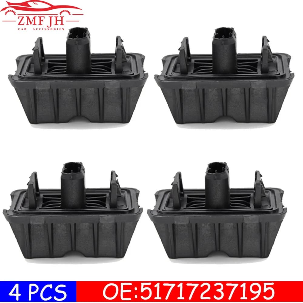 Coussinet Jack sous Support pour voiture de levage, 4 pièces 51717237195   Convient pour BMW série 1 3 5 6 7 X1 E81 E82 E90 F10 F13 F01 F10