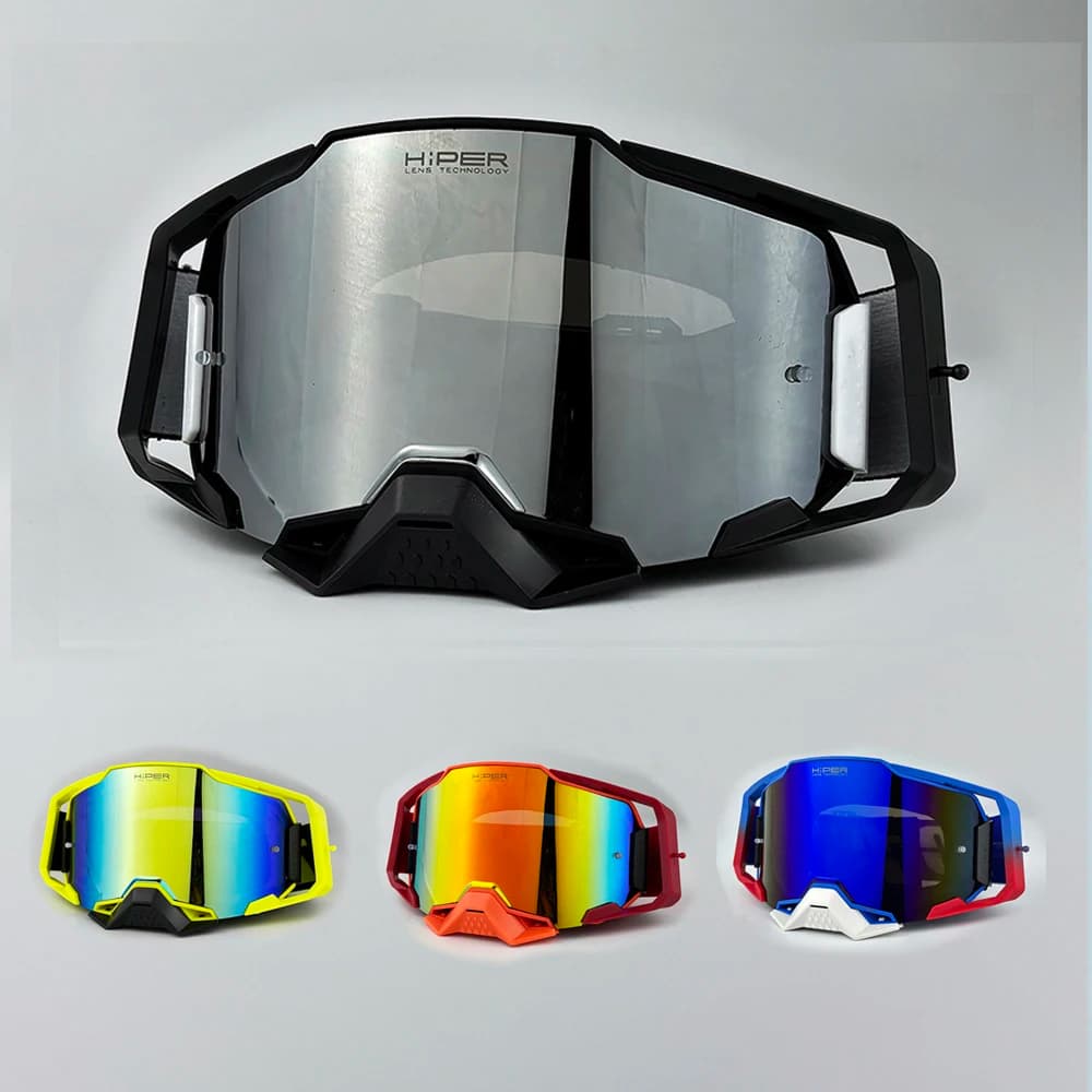 Lunettes de moto lunettes de Motocross lunettes de soleil tout-terrain pour homme vtt ATV masque Protection coupe-vent lunettes de course de cyclisme