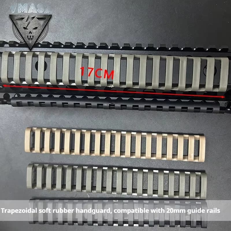 Bande de protection en caoutchouc souple VMASZ MK18 compatible avec les rails de guidage de 20 mm HK416 M4 A1