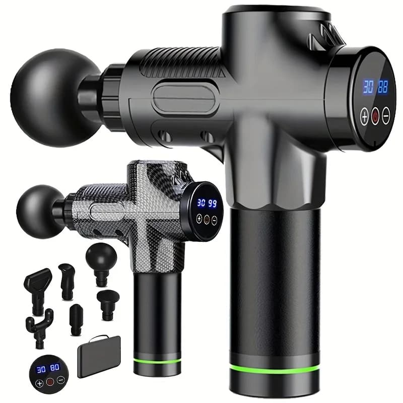 Pistolet de Massage électrique à 30 niveaux, appareil de relaxation musculaire profonde du Fascia, équipement de Fitness, réduction du bruit, pour